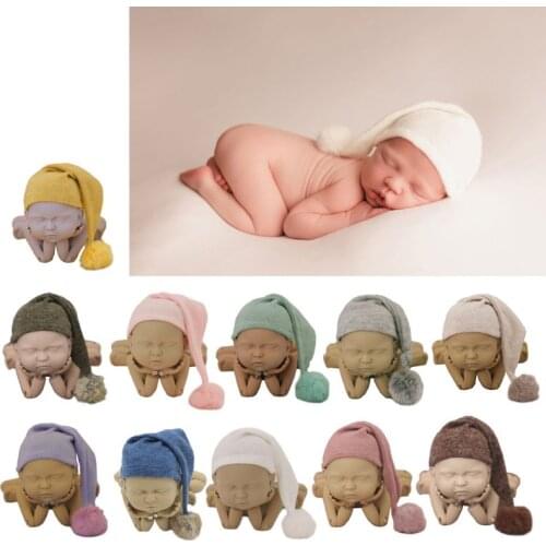 2020 Newborn Photography Props Hat Beanie Propshoot for Photography New Born Baby Boys Girls Accessories