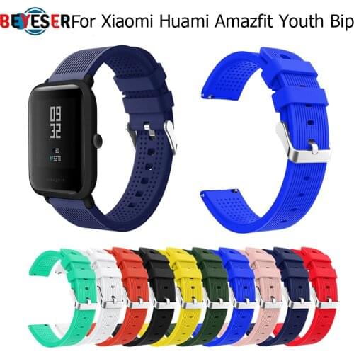 Wrist Bracelet Strap Replace Watch Straps Silicone Straps for Xiaomi Huami Bip BIT PACE Lite Youth GTR 42mm GTS Smartwatch Belt