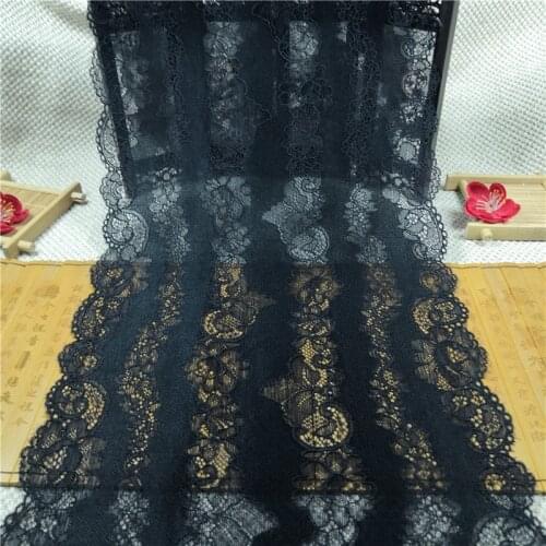 RR2259 25CMSoft elastic lace accessories double color fabric lace lace dress skirt material by hand