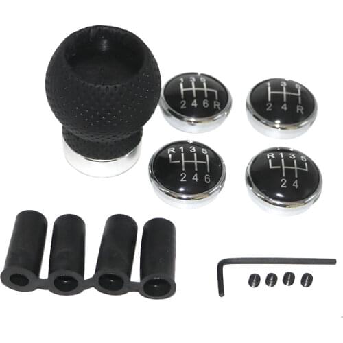 MT PU Leather Manual Car Gear Shift Lever Knob Boot Gaiter Cover for Volkswagen Golf for KIA