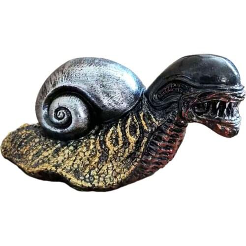 Garden Statue Snail Figurine Alien Statue Figurine Resin Animal Sculpture Patio Lawn Yard Art Ornaments Garden Home Decorations