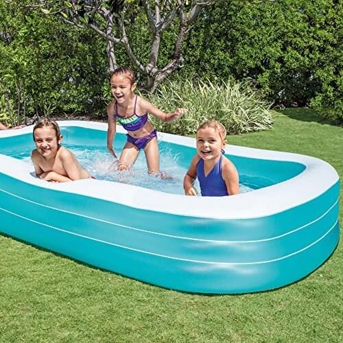 Intex Swim Center Family Inflatable Pool, 120 "X 72" X 22 ", for Ages 6