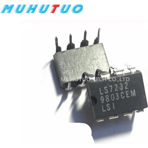 5PCS LS7232 touch desk lamp dimming control management IC chip dual inline dip-8