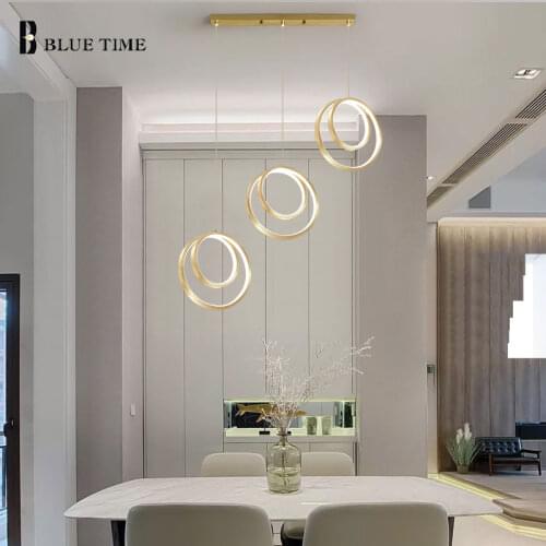Home Modern Pendant Light 110V 220V Indoor Led Pendant Lamp For Dining Room Kitchen Light Living Room Bedroom Hanging Lighting