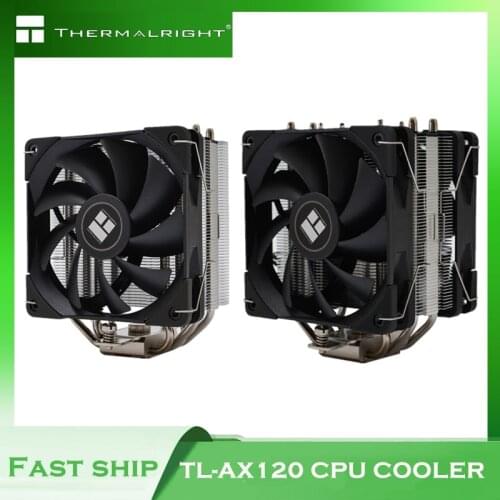 Thermalright PC Case PWM Tower Desktop CPU Cooler With 120mm Cooling Fan Radiator For Intel 115x 2011 2066 2100 AMD AM4,TL-AX120