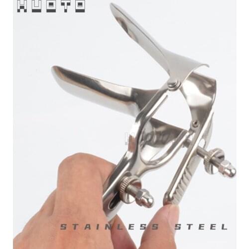 Stainless Steel Vagina Expansion Device Adult Genitals Anal Vaginal Dilator Colposcopy Speculum Medical Feminine Hygiene tool