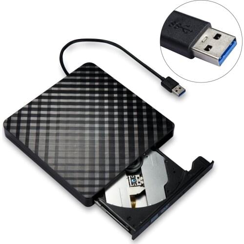 Corrugated External USB 3.0 High Speed Slim DVD Burner Optical Drive For Any laptop desktop