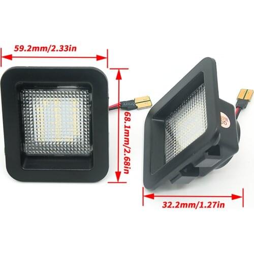 WF CAN-bus error free 6000K xenon white Full 3W LED For 2015-up Ford F150 & Ford 2017-up Raptor License Plate Lamps 12V