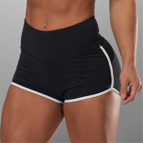 Womens Sports Shorts High Waist Shorts Lady Exercise Sexy Hips Push Up Sportswear Quick-drying Running Casual Shorts Sportswear