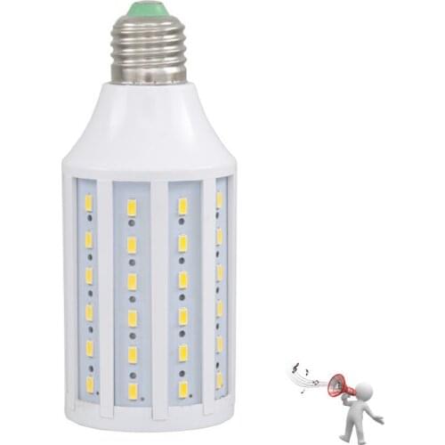10pcs/lot Led Corn Bulb Sound Sensor Lamp B22 E27 Auto Sound Light Radar Infrared Body Lamp 5W 10W 15W 20W 220V Home Decor