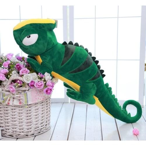 100% new arrival large 100cm cartoon green lizard plush toy soft throw pillow birthday gift b0122