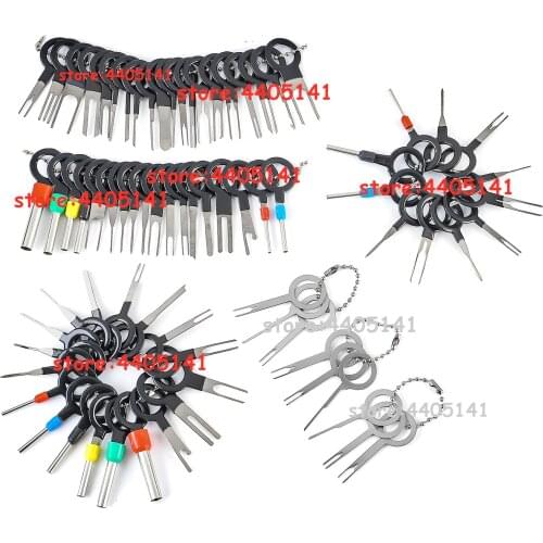 76PCS/SET New Automotive Plug Terminal Remove Tool Set Key Pin Car Electrical Wire Crimp Connector Extractor Kit Accessories