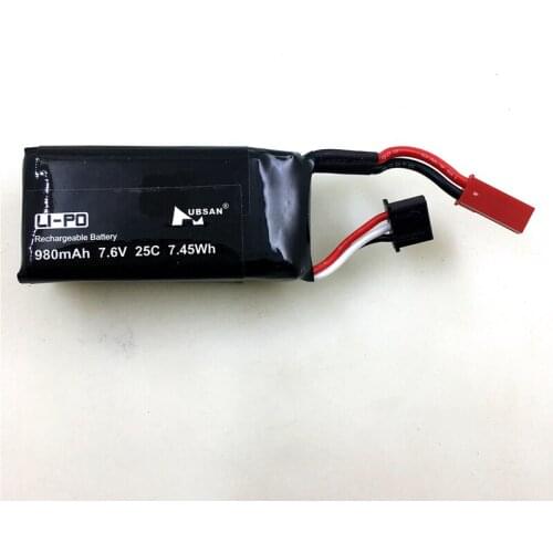 Original Hubsan 7.6V 980mAh LiPo battery for Hubsan H123D Drone Spare Parts Accessories Hubsan H123D Battery H123D-17