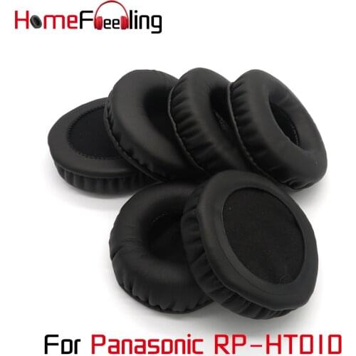 Homefeeling Ear Pads For Panasonic RP-HT010 Earpads Round Universal Leahter Repalcement Parts Ear Cushions