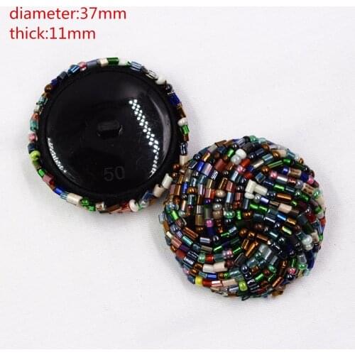 Free shipping 1pcs/Lot Dia 37mm,Chinese Frog Buttons,Mosaic glass beads,garment accessories DIY materials,1651423LS