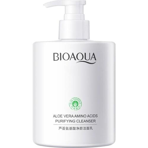BIOAOUA Amino Acid Face Cleanser Moisturizing Brightening Hydrating Oil Control Nourishing Facial Skin Care Cleaning