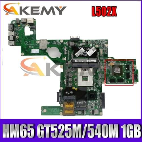 DAGM6CMB8D0 Mainboard For Dell XPS L502X Laptop Motherboard With HM65 GT525M/540M 1GB-GPU CN-0C47NF C47NF 0C47NF 100% Fully Test