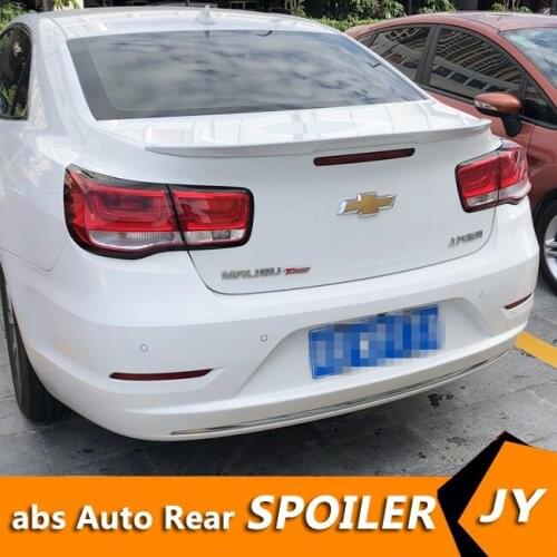 For Chevrolet Malibu Spoiler 2017 Malibu spoiler High Quality ABS Material Car Rear Wing Primer Color Rear Spoiler