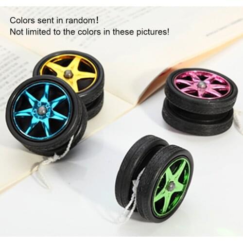Electroplating Wheels YO YO Ball Stroll Ball Children Creative Toys Hot Traditional yoyo Toys Random Color