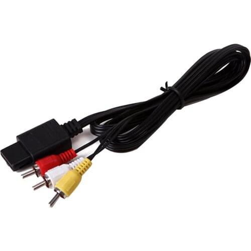 Bevigac Audio Video TV RCA Data Cable Cord Wire For SNES Game Consoles Super Nintendo Nintend GC Gamecube N64 N 64 Accessories