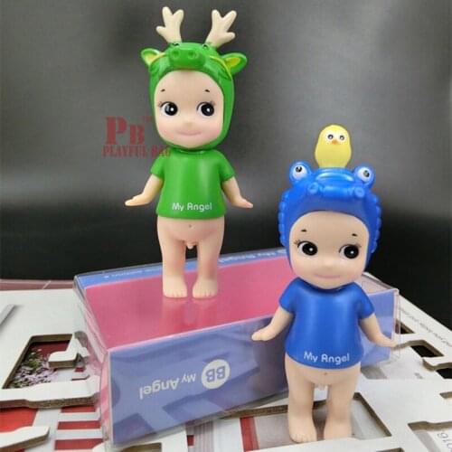 2017 NOW sonny angel angel doll Animal series green dragon Blue bird crocodile Exquisite gift to the baby the best gift