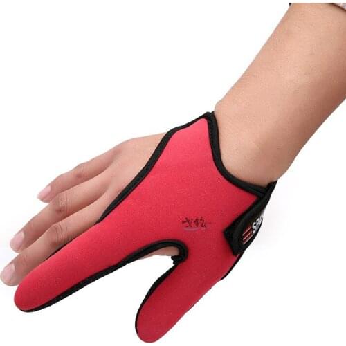 Outdoor Fishing Anti-Slip Two-Finger Gloves Breathable Wear-Resistant Scratch-Resistant Casual Fishing Gear Gloves