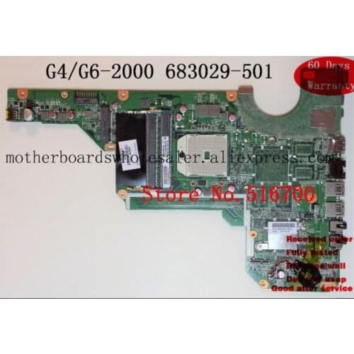 PLACA BASE 683029-001 For HP Pavilion G6 G7 G6-2211NR G7-2311NR G4 G6-2000 Motherboard DA0R53MB6E0 Socket FS1 683029-501