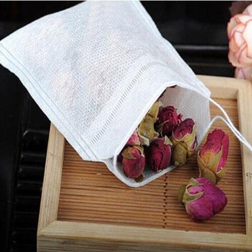 20000Pcs/Lot Teabags 5.5 x 7CM Empty Tea Bags With String Heal Seal Filter Paper for Herb Loose Tea SN26