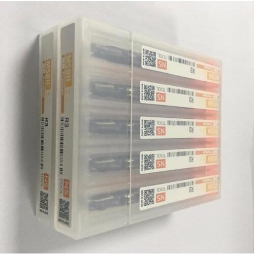 R3(Radius 3mm) 1Pcs Original Japan NS MSBH230 2-Flute Ball End Mill for Hardened Steels CNC Tools