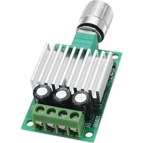 DC 12V 24V 10A High Power Voltage Regulator PWM DC Motor Speed Controller 12V 24V Regulate Speed Temperature And Dimming