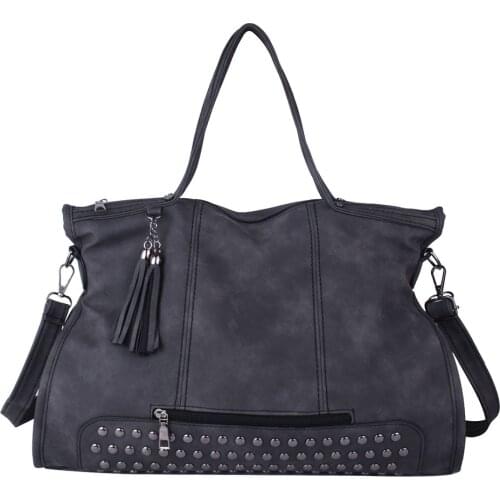 Luxury Handbags Women Bags Designer Soft Female Pu Leather Tassel Motorcycle Totes Ladies Chic Stylish Crossbody Shoulder Bag