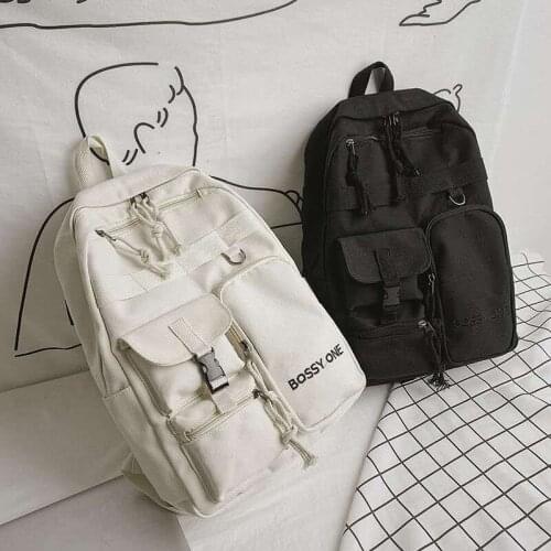 Backpack Mens Casual Travel New Large-capacity Student Functional Wind Ins Fashion Brand Shoulders Cool Handsome Style