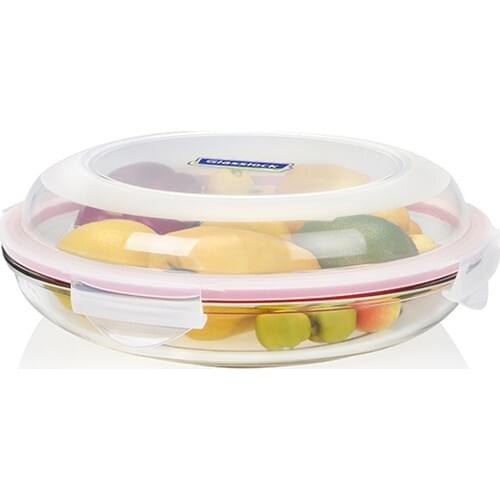 Glasslock Round Plus Glass Storage Container 800 ml