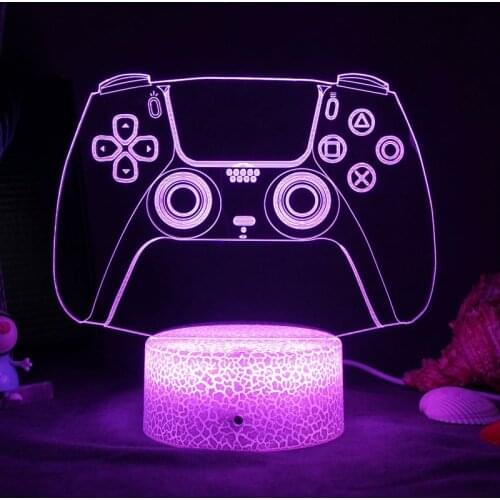 Game LED Night Lamp Powered Gaming Room Desk Setup Lighting for Room Bedroom Decor Cartoon Table Light Gifts for Boyfriend Play