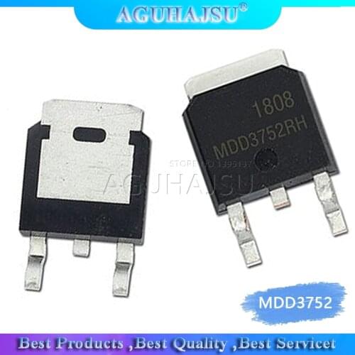 10pcs MDD3752 -40V -43A TO-252 N-channel MOS Tube Field Effect Transistor molewei