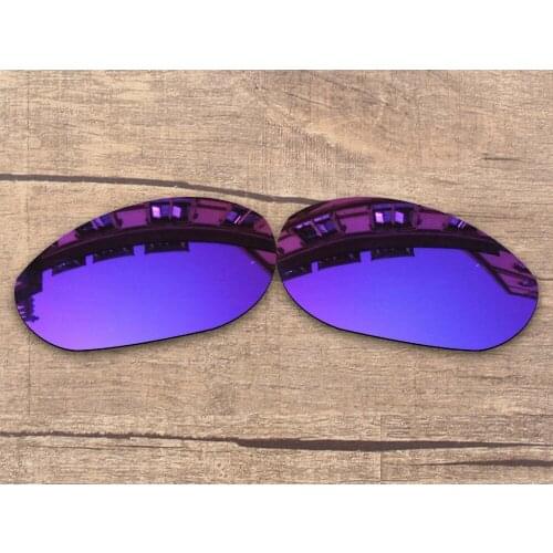Vonxyz Violet Mirror Polarized Replacement Lenses for-Oakley Monster Dog Frame