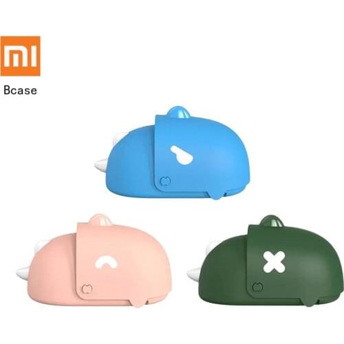 Xiaomi Bcase Hanging Neck Fan Cute Dinosaur Hidden Fan with 3 Gear Lanyard USB Rechargable Mini Cooling Fans Home Travel Outdoor
