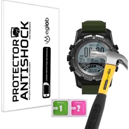 Screen protector Anti-Shock Anti-scratch Anti-Shatter compatible with Makibes BR2