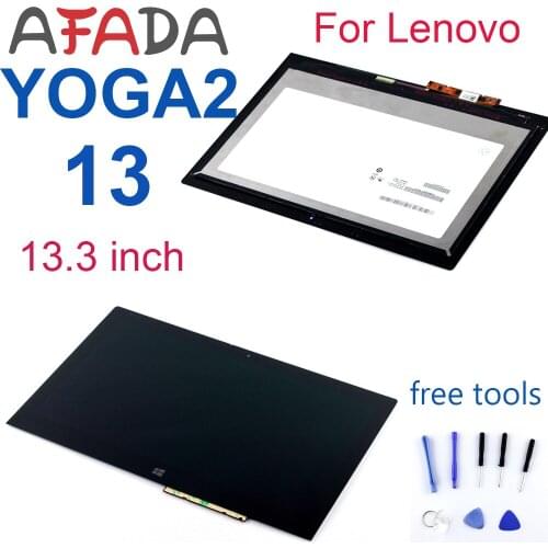 13.3" LCD Display For Lenovo Yoga2 13 LCD Display Touch Screen Panel Digitizer Assembly B133HAN02.0 LP133WF2 SPA1 Replacement