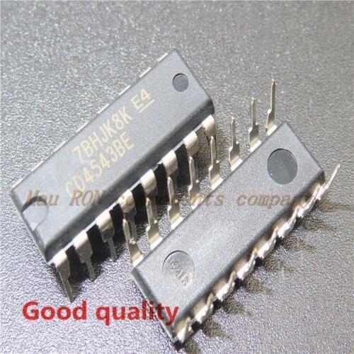 10PCS/LOT CD4543BE CD4543 DIP16 DIP-16 New original In Stock
