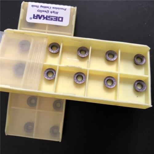 10pcs RPMT08T2M0E-JS / RPMT 08T2 MOE -JS milling insert Steel stainless steel cast iron