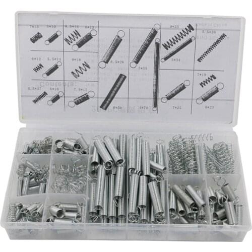 200PCS/set hardware Tension spring compression spring set in box 20 Size Springs Assortment