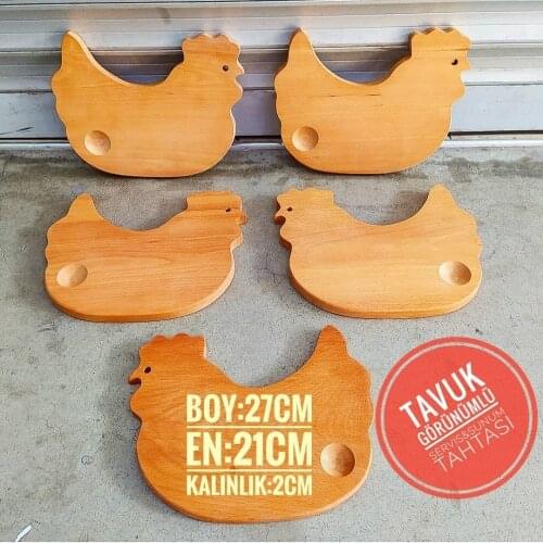 Whole Wood lovesickness Breakfast for Child Chicken Egg Plate Wood Dishes Saucer Hand Made Dessert Dinner Cheese Plate Tableware