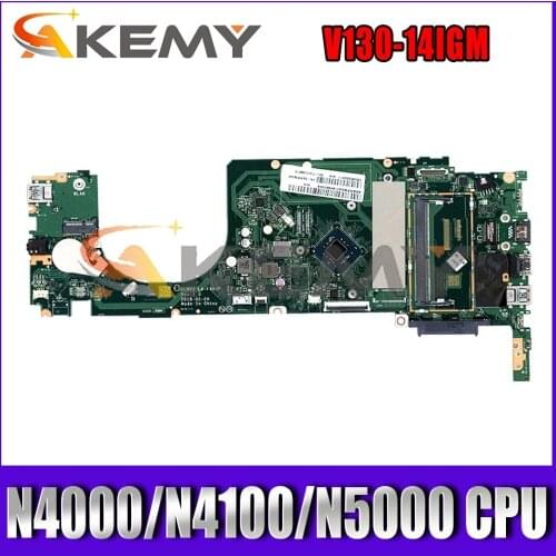 For Lenovo V130-14IGM laptop motherboard LA-F483P motherboard W/ CPU N4000/N4100/N5000 FUR 5B20R39243 5B20R39217