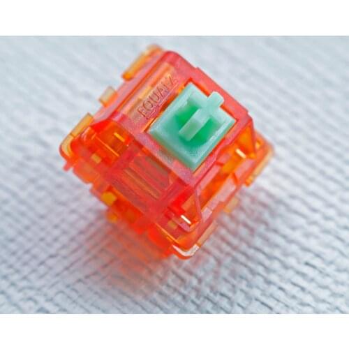 EQUALZ Tangerine V2 Switch 62g 67g for Mechanical Keyboard Mod 5 pin Linear switch