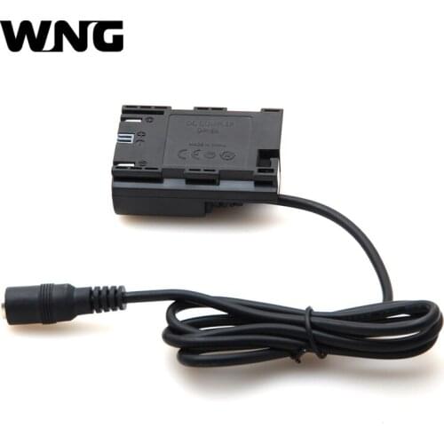 DR-E6 DC Coupler LP-E6 Fake Dummy Battery for 5D Mark IV III II 5D4 5DS 5DS R 6D 7D 7D Mark II 60D 60Da 70D 80D Camera