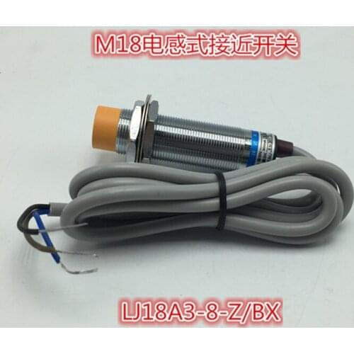 Inductive proximity switch LJ18A3-8-Z / BX 24V NPN DC three-wire NO normally open M18 free shipping