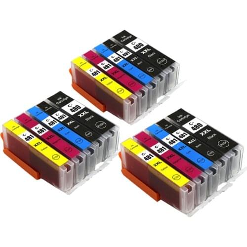 Compatible for canon 480 481 PGI-480 CLI481 XXL ink cartridge PIXMA TS704 TR7540 TR8540 TS6140 TS9540 TS6240 TR 7540 printer