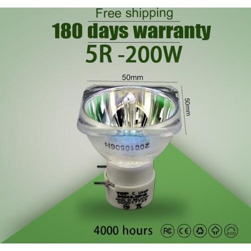 Lámpara 5R 200W 7R 230W para el haz de rodadura 230W para el haz de rodadura 230W para el faro 7R 230r7 de metal halo de lamps M