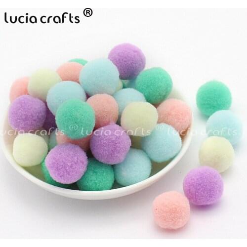8mm/10mm/15mm/20mm/25mm/30mm Multicolor Pompom Pom Poms Balls DIY Kids Toys Wedding Decor Sewing Supplies Plush Crafts K0403